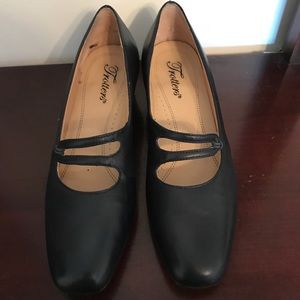 New-Trotters Black Leather Shoes